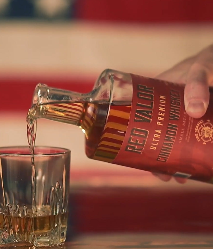 Red Valor Whiskey Benefitting The Burn Foundation