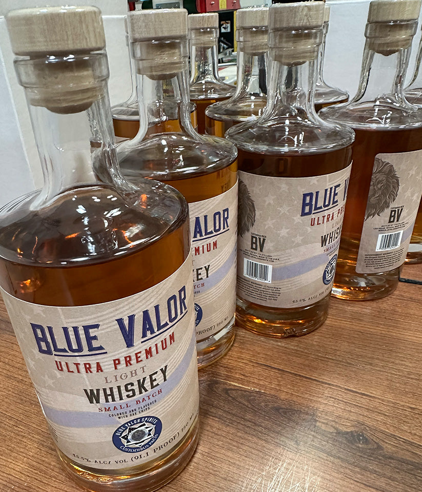 Blue Valor Whiskey Benefitting the Injured Police Officers Fund