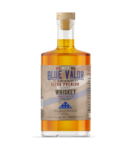 Blue Valor Whiskey Benefitting Folds of Honor