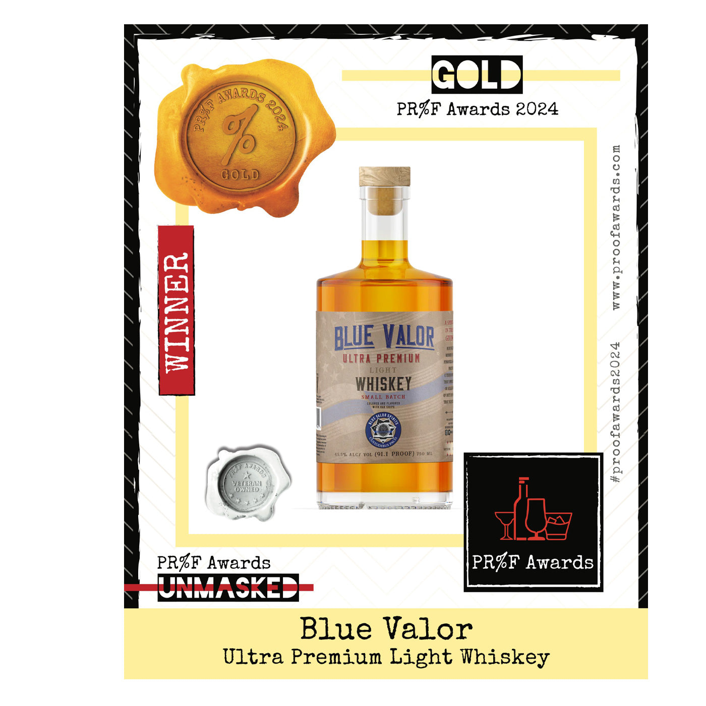 Blue Valor Whiskey Benefitting the Injured Police Officers Fund