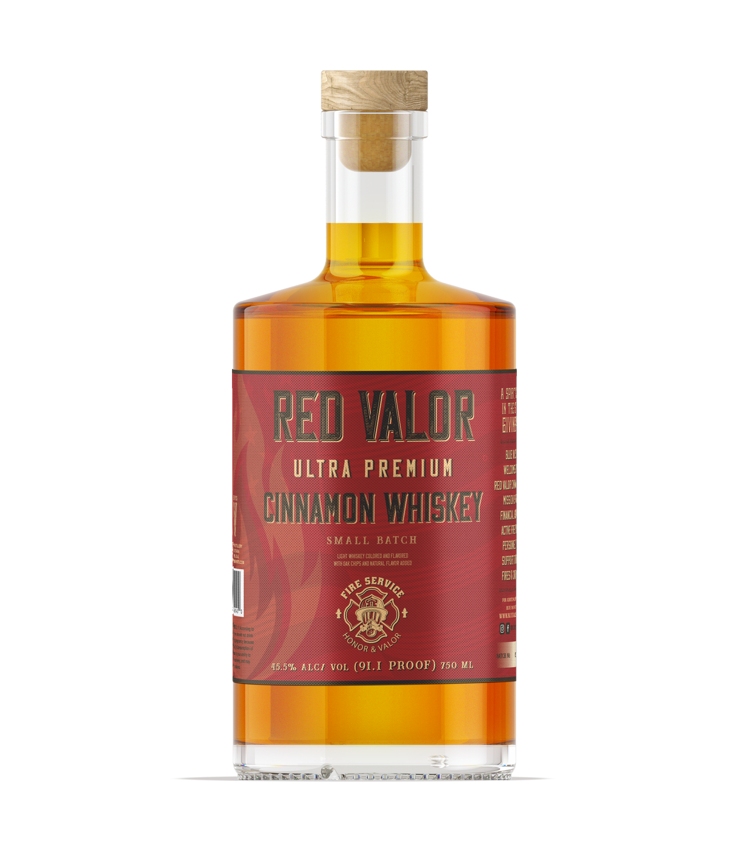 Red Valor Whiskey Benefitting The Burn Foundation