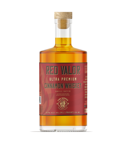 Red Valor Whiskey Benefitting The Burn Foundation