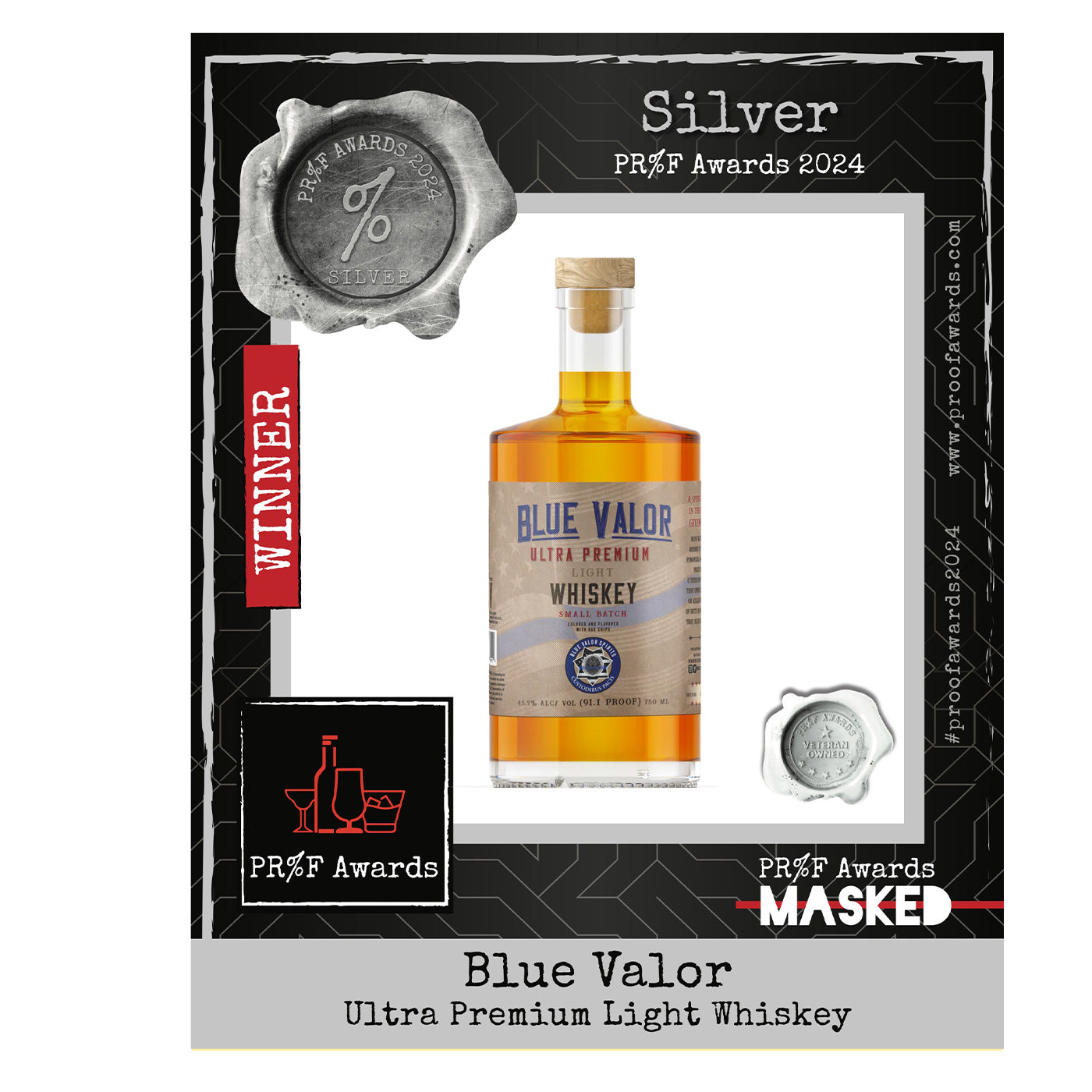 Blue Valor Whiskey Benefitting the Injured Police Officers Fund